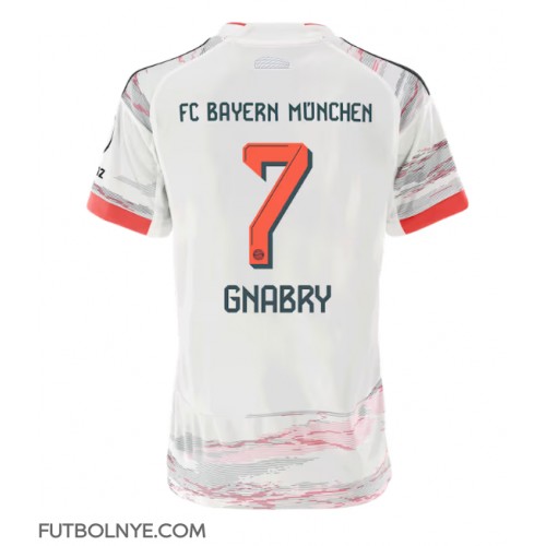 Camiseta Bayern Munich Serge Gnabry #7 Visitante Equipación para mujer 2025-26 manga corta